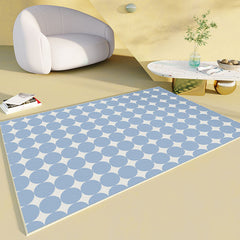 Room Checkerboard Rug Living Room Cloakroom